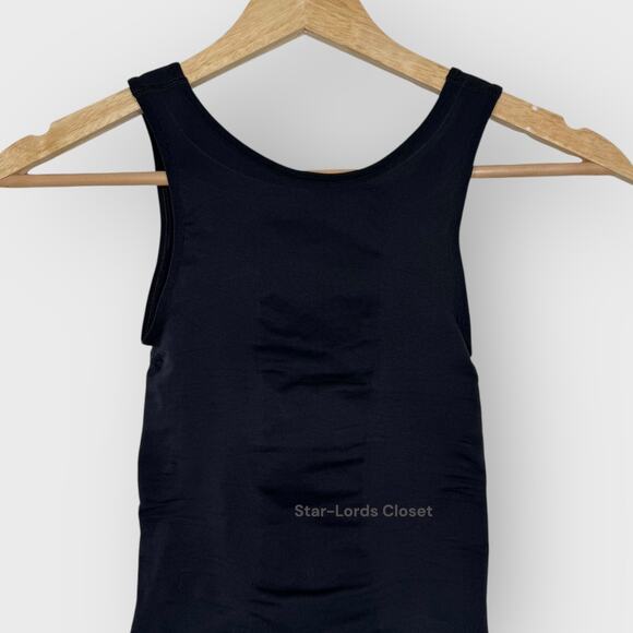 SKIMS Seamless Sculpt Bodysuit L Onyx Scoop Neck Thong Shaper Elevated Basic - Picture 6 of 12